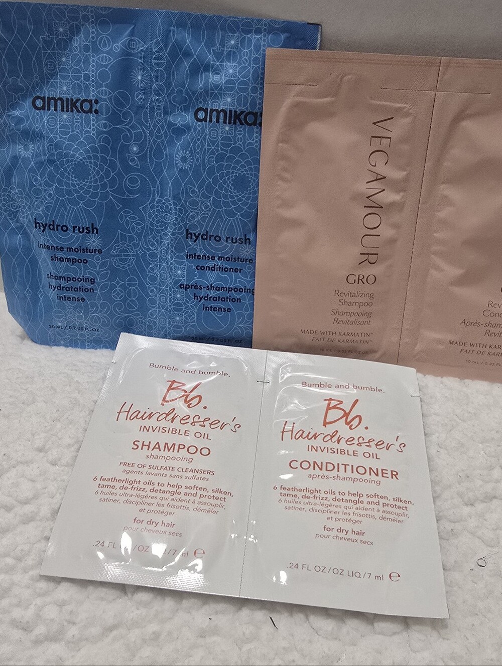 VEGAMOUR GRO Revitalizing Shampoo & Conditioner Travel Packs Bundle Deal